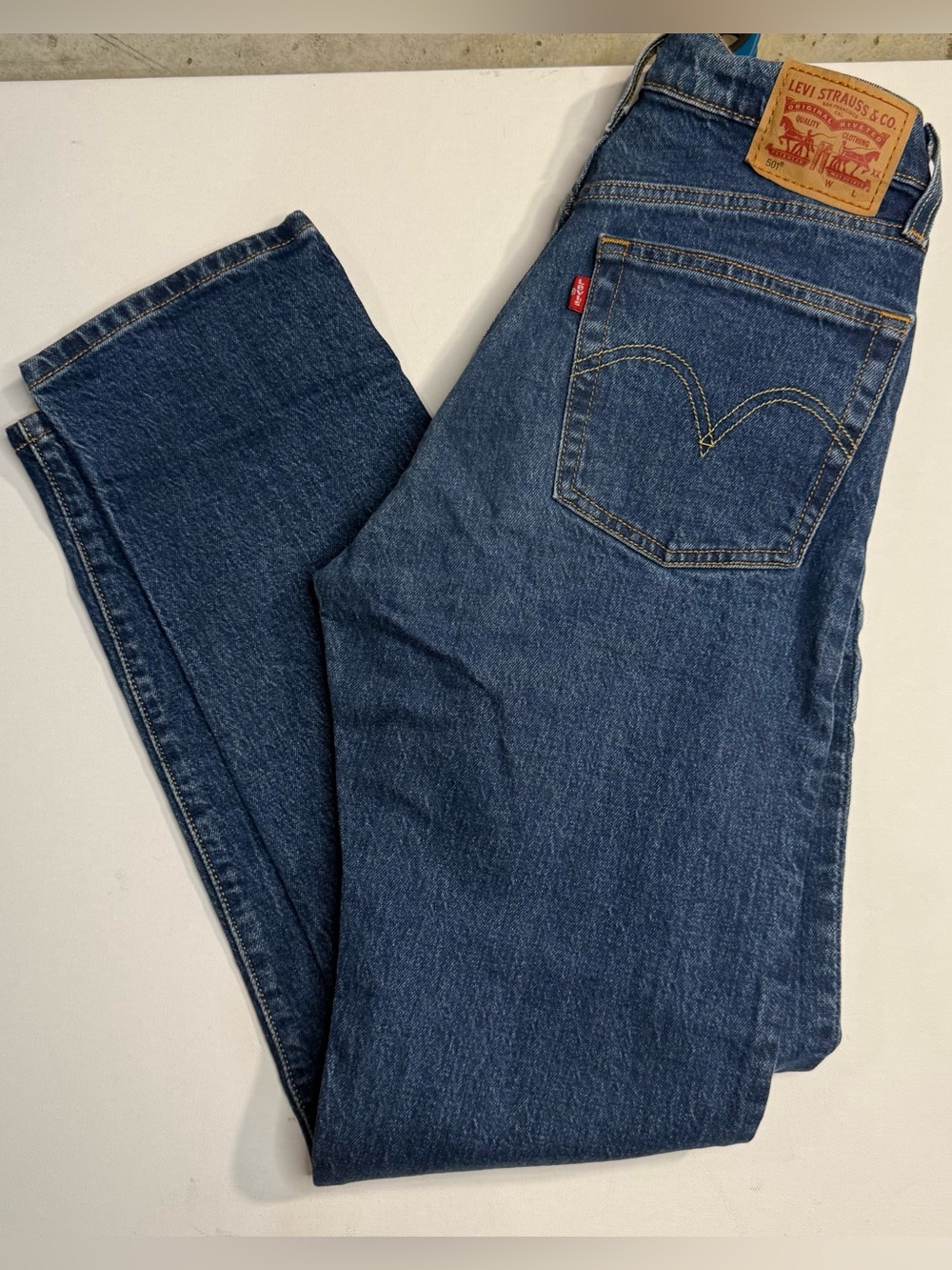 Levi's Men Blue Straight-Leg Jeans